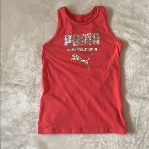 pink puma tank top